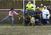Standing Calf Roping
