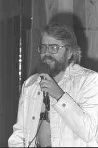 Steve W. as Rev. Happy N. Harness -- photo (c) by Michael Cox